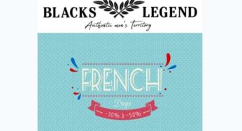 French Days Blacks Legend : -30% et -50% sur une large sélection