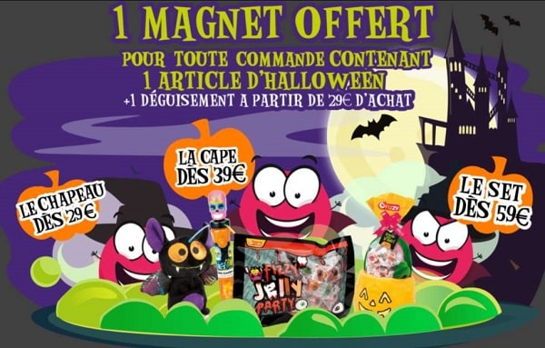 Halloween avec les bonbons Fizzy