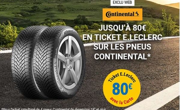 Offre Continental Auto E. Leclerc