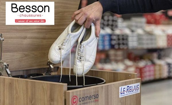 Opération recyclage Besson Chaussures : vos anciennes chaussures reprises contre un bon d'achat