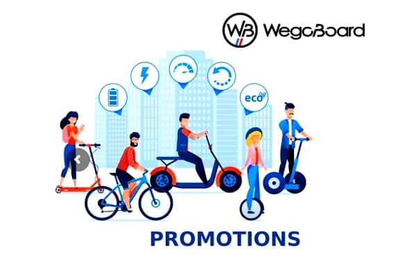 Trottinette électrique, vélo électrique, Hoverboard, Hoverkart… en promotion sur Wegoboard (livraison gratuite)