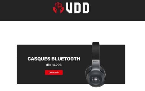 VDD : Arrivage de casques Bluetooth reconditionnés dès 16,99€