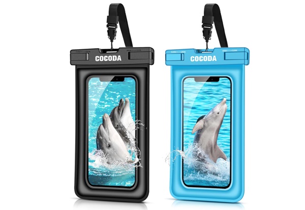 Déstockage: 4,99€ le lot de 2 pochettes pour smartphone et iPhone étanches Cocoda Déstockage: 4,99€ le lot de 2 pochettes pour smartphone et iPhone étanches Cocoda