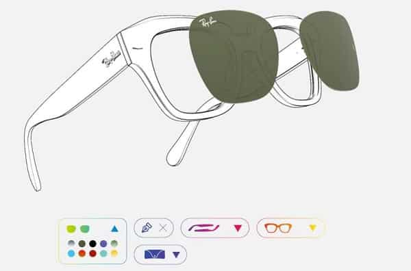 20% de réduction sur les lunettes personnalisés sur Ray-Ban + livraison gratuite