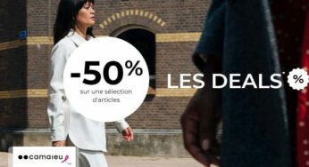 Les deals Camaieu : tout une grande sélection à -50%