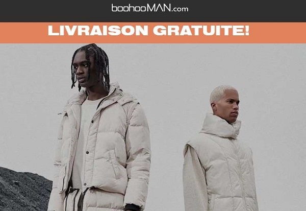 livraison offerte sans minimum sur tout le site boohooman