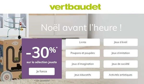 Noël avant l'heure Vert Baudet