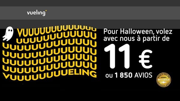 Offre Halloween Vueling : billet d'avion