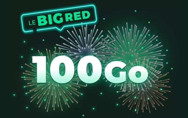 promo forfait RED SFR 100go en illimité BIG RED