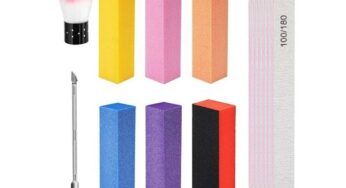 7,64€ le kit de 14 outils de manucure Wirhaut (limes, tampons, bloc de polissage..)