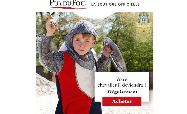 Déguisement ou costume de Mousquetaire pour enfant - Boutique Puy du Fou -  Boutique Puy du Fou