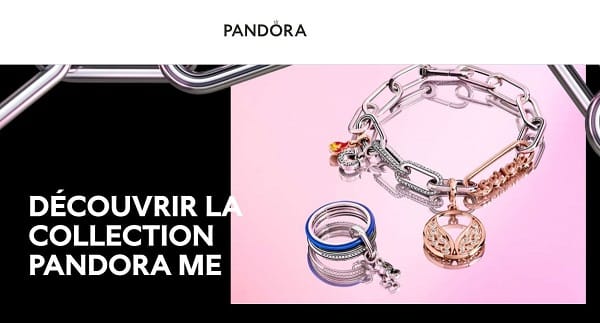 remise sur une création Pandora ME 