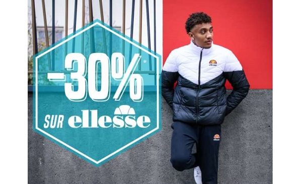 30% de remise sur les articles ELLESSE sur GoSport