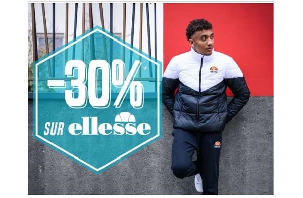 30% de remise sur les articles ELLESSE sur GoSport