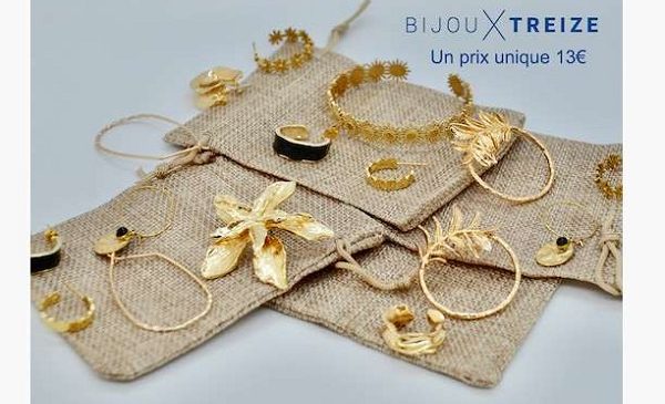 BijouxTreize la marque qui propose tous ses bijoux à prix unique de 13€