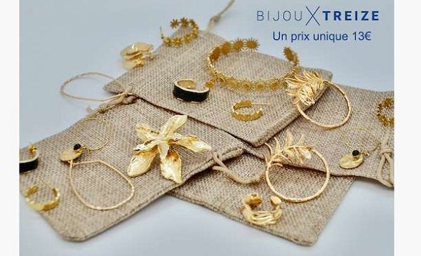 BijouxTreize la marque qui propose tous ses bijoux à prix unique de 13€ 