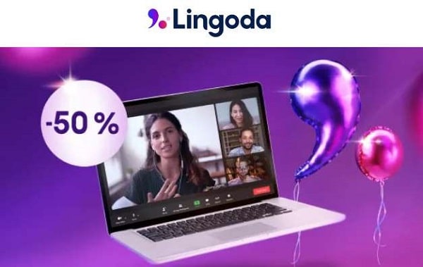 Black Friday école de langue en ligne Lingoda = 50% de réduction (Anglais, Allemand ou Espagnol)