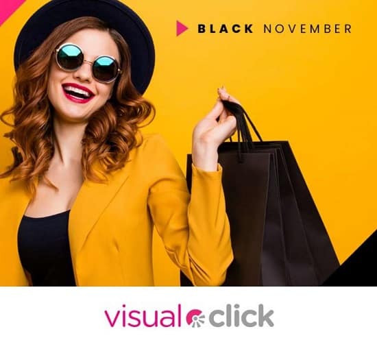 Black Weekend : bénéficiez d’une remise surprise ce week-end sur Visual Click (lunettes de soleil, lunettes de vues et lentilles)