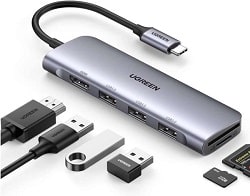 Hub 6 en 1  USB C HDMI 4K UGREEN