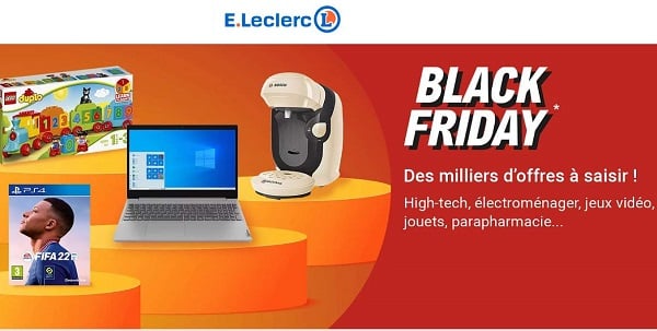 Les offres Black Friday de E. Leclerc sont en ligne
