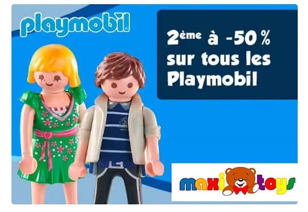 Maxitoys - Playmobil en avant les pourcents : la 2ème boite à -50%