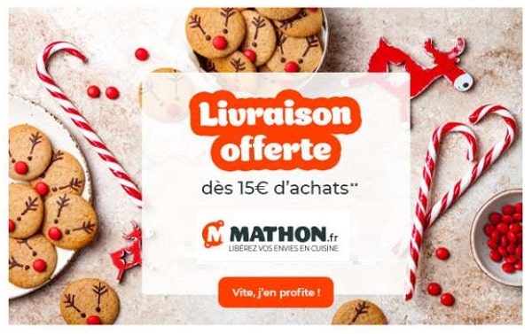 Offre livraison offerte sur Mathon dès 15€