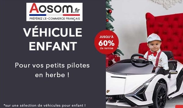 Offre spéciale véhicule enfant Aosom