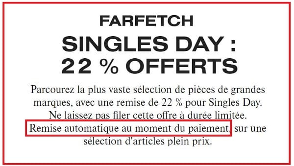  Singles Day Farfetch