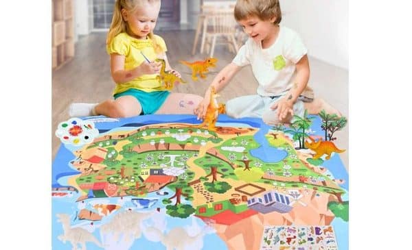 kit de peinture et activités dinosaure Goldge