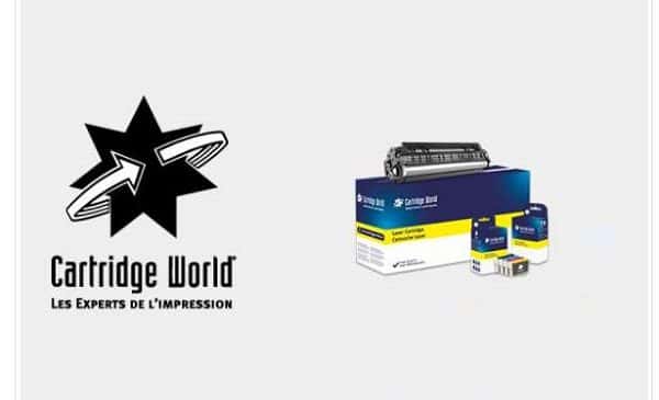 reduction sur les produits jets d'encre et laser Cartridge World