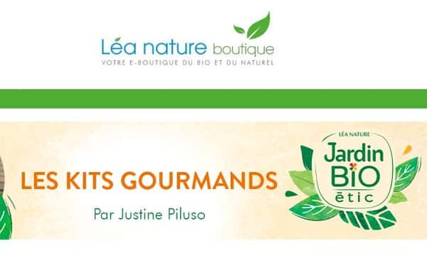 1 Kit gourmand Jardin BiO étic de Lea Nature acheté = livraison gratuite