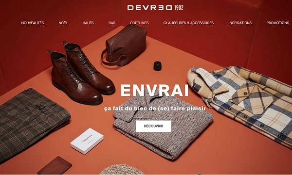 15€ de reduction sur votre commande chez Devred 1902 dès 60€ d’achats