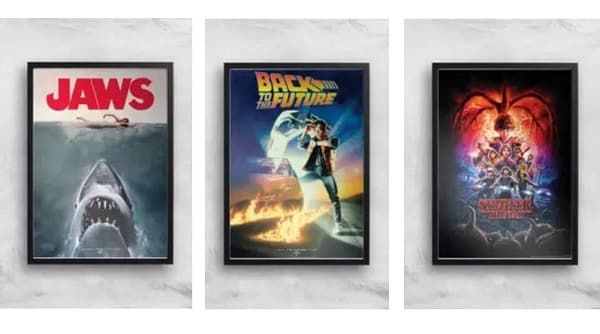 50% de reduction sur les affiches de films, geek et autres sur zavvi