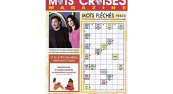 Abonnement pas cher Mots Croisés magazine – mots fléchés 22€ les 13 numéros (au lieu de 41€)
