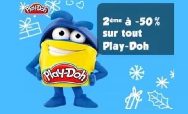 Offre Maxitoys - Play-Doh : 50% de remise immédiate sur le second article
