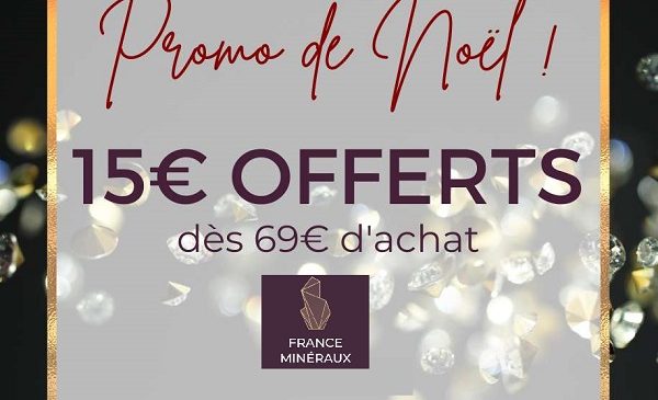 offre flash france minéraux 15€ de remise à partir de 69€ d'achat