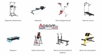 Offre flash appareils de Fitness & Musculation moins pas chers jusqu’à -60% sur Aosom