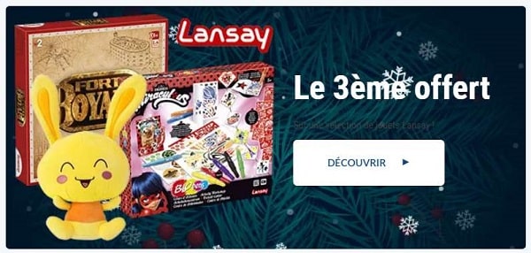 Offre spéciale le troisième jeu ou jouet Lansay gratuit