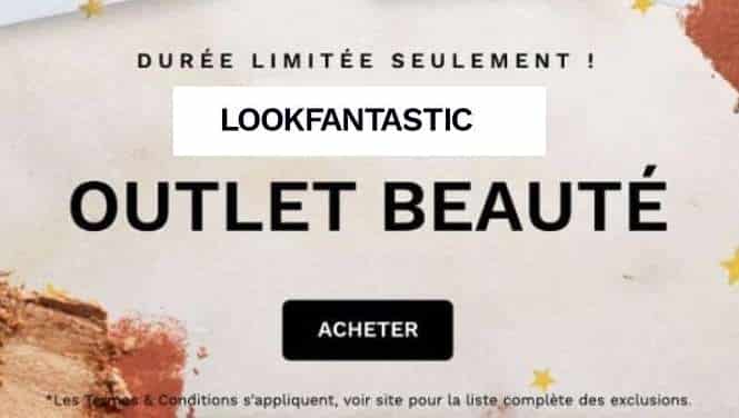 Outlet Lookfantastic : -50% sur plus de 300 produits de beauté et maquillage de marque