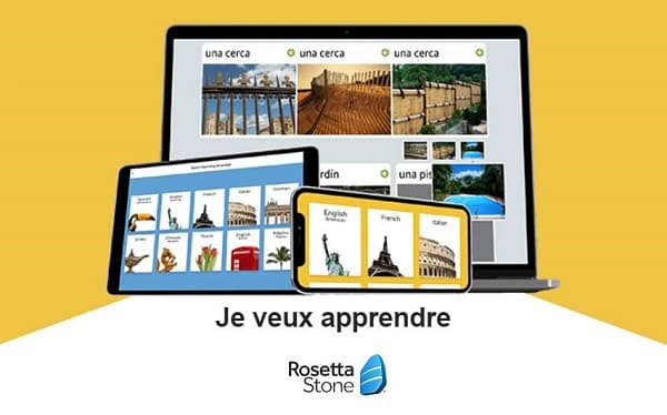 remise sur toutes les formations en ligne de langue rosetta stone