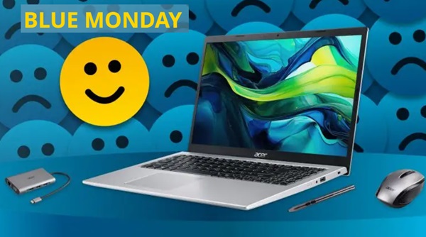 Blue Monday ACER : 5% de remise en plus sur les soldes (ordinateur, écran, projecteurs…)