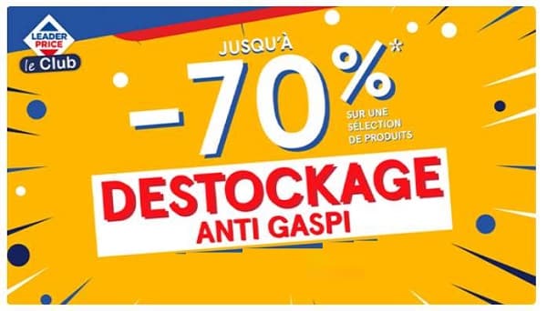 Déstockage du Club Leader Price