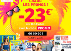 Maxi Promo abonnements magazines pendant les soldes : 23€ de remise en plus pour obtenir les prix les plus bas