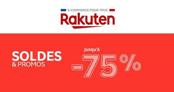 nouvelle démarques des soldes rakuten = remise en plus de 15€