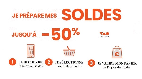 Préparation soldes Tape à l’ œil