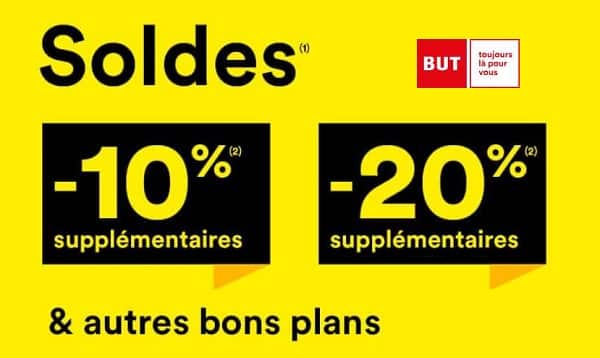 remise supplémentaire sur les soldes but de 10% ou 15%