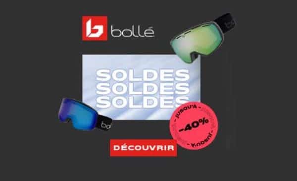 Soldes Bollé : casques de ski, masques de ski ou lunettes démarqués