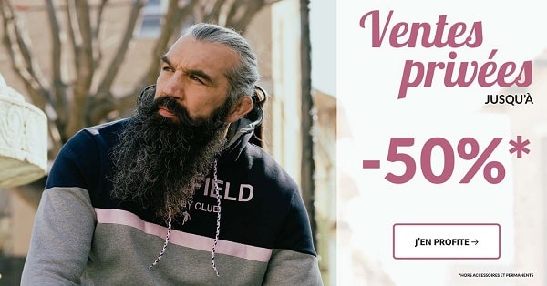 Vente privée Ruckfield Sébastien Chabal de pré soldes : -50% sur l’ancienne collection