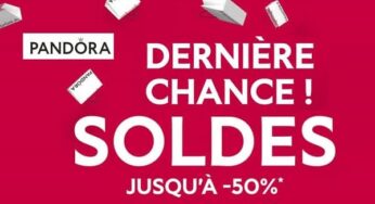 Vite… c’est déjà les derniers jours des Soldes Pandora