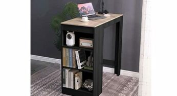 114,69€ le meuble bar cuisine avec rangement IKAYAA (3 coloris aux choix) port inclus